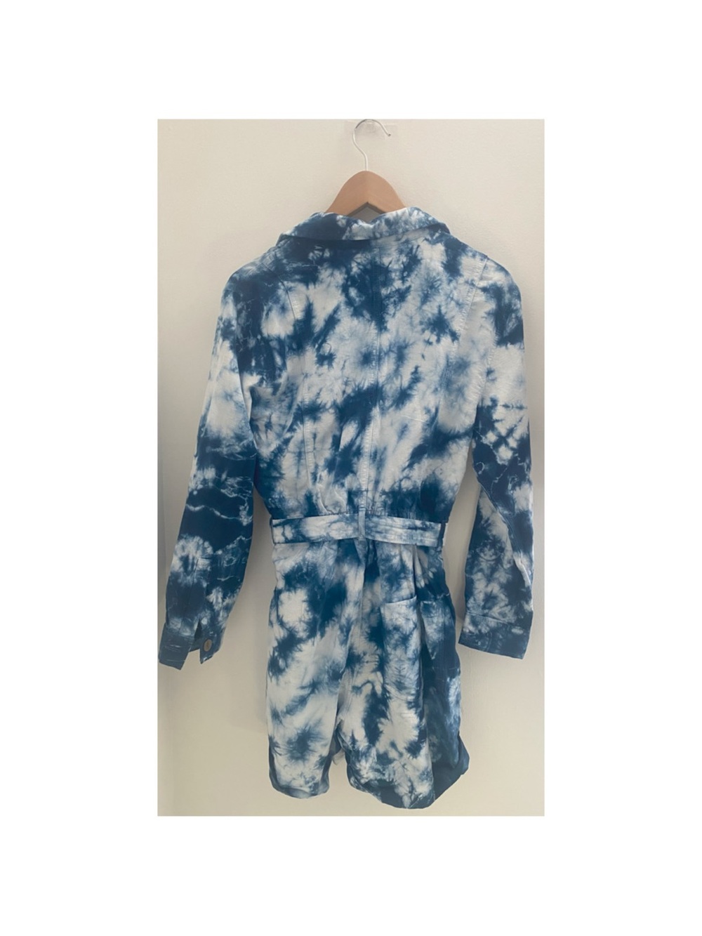 NWT GAP Tie-Dye Romper Women’s 10 Petite - Picture 4 of 5